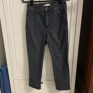 Madewell Perfect vintage crop jeans - black